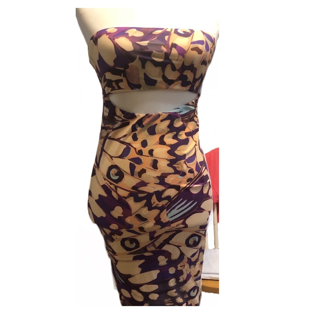 F21 • Strapless Cutout Mini Dress • Size Small